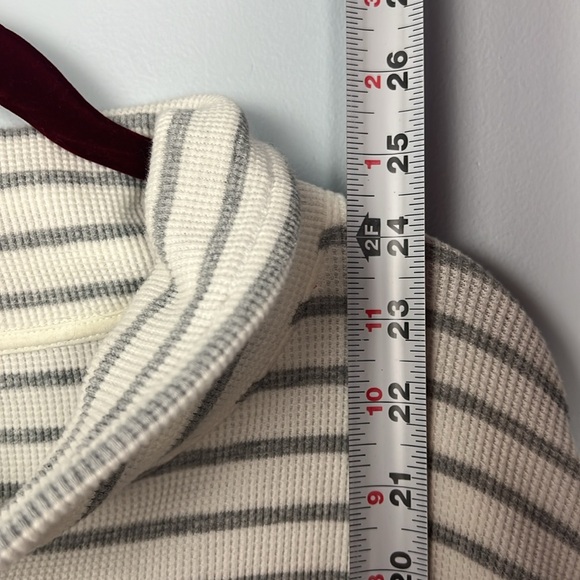 Haven Well Within striped waffle knit women’s long sleeve shirt size large - Picture 6 of 7